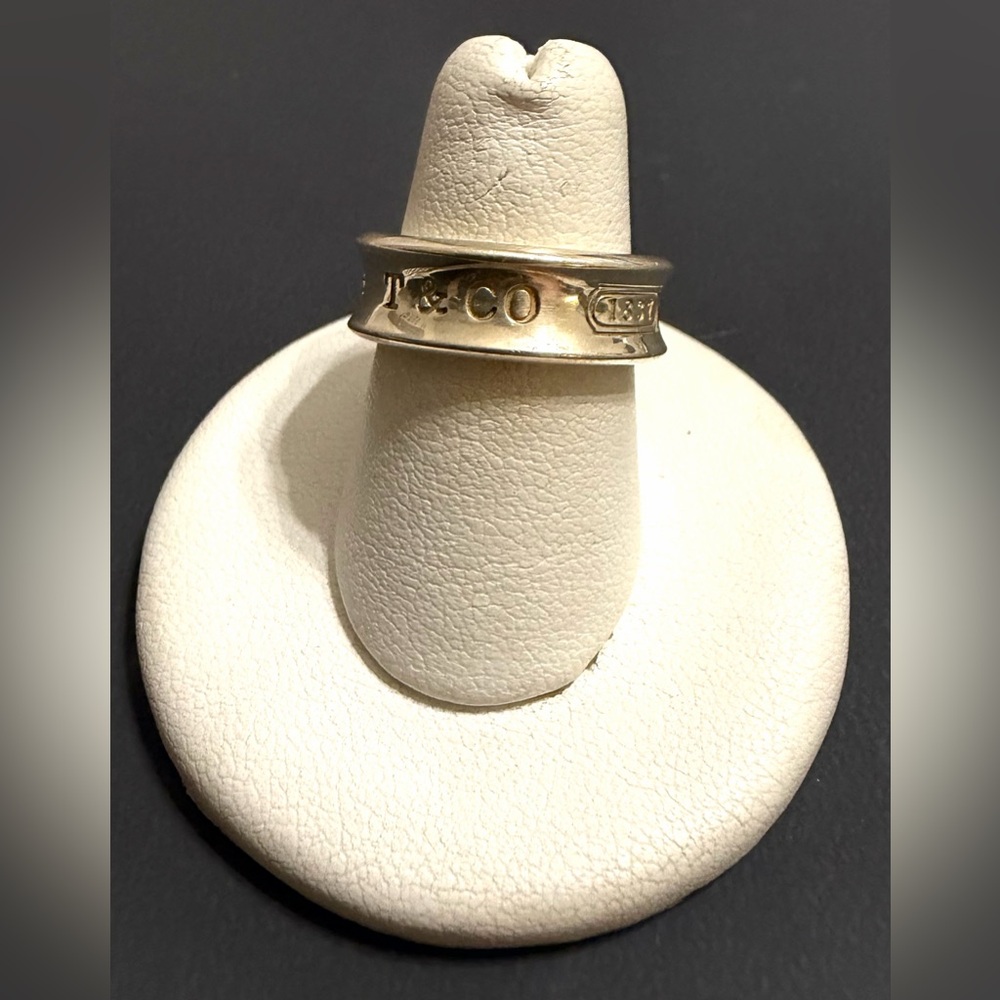 Tiffany & Co. 1997 Sterling Silver 1837 Band Ring